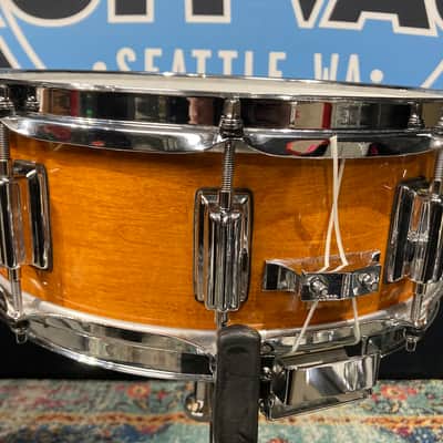 Rogers 14x5" Dyna-Sonic Snare Drum with Beavertail Lugs 2020s - Fruitwood Stain image 11