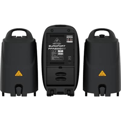 Behringer Europort PPA2000BT Ultra-Compact 2000-Watt 8-Channel Portable PA System with Bluetooth Technology, Wireless Microphone Option image 11
