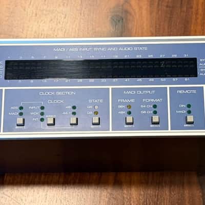 RME ADI-6432 DSUB Bidirectional 64-Channel MADI/AES Format Converter 2010s - Blue image 1