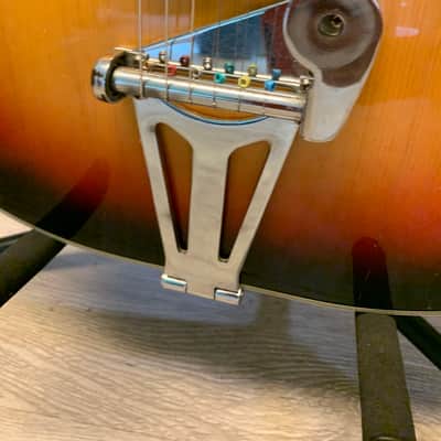 1960s Fujigen Fiama Hollow Body 3 Pickup Sunburst image 6