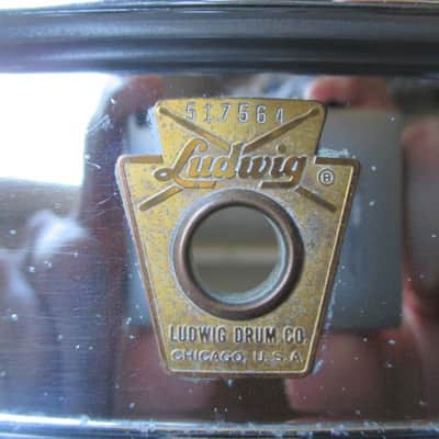 1967 LUDWIG LM400 SUPRAPHONIC SNARE DRUM - ( Nov 20 1967 )AWESOME! image 7