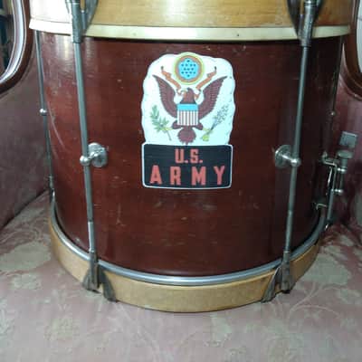 WFL 10x14 Parade Snare 1940s, 50s - Mahogany image 5