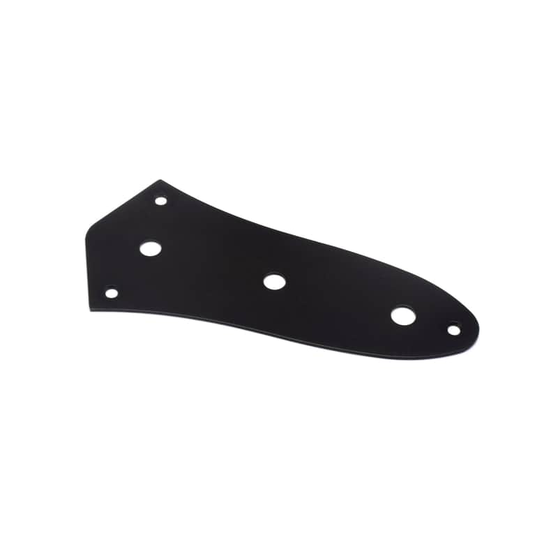 KD By AxLabs Steel J-Bass Style Control Plate - Imperial - 3-Hole Mount - Black image 1