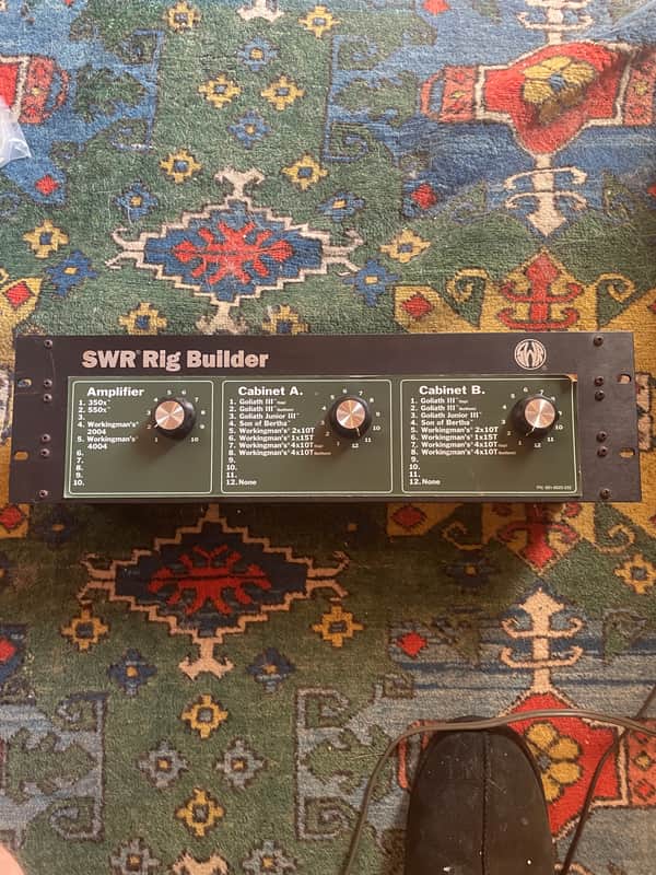SWR SWR Rig Builder / Passive Amp and Cab Switcher image 1