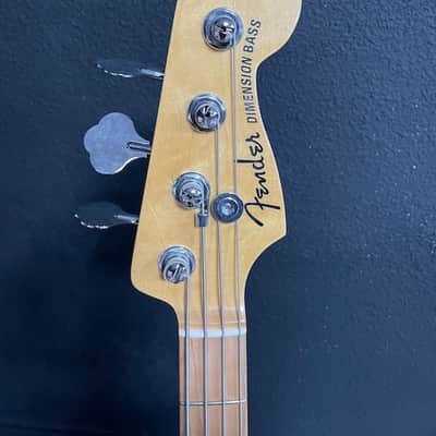 Fender American Deluxe Dimension Bass IV HH with Maple Fretboard 2014 - 2016 - Natural image 3