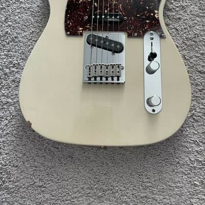 Fender Deluxe Nashville Telecaster 2016 MIM White Blonde Noiseless Pups Guitar image 2