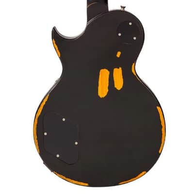 Vintage Icon Series V100 Distressed Two Color - Black over Sunburst image 7