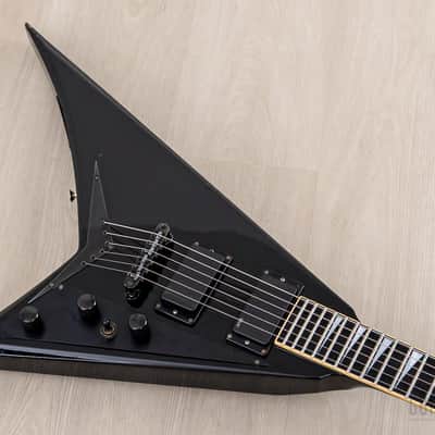 2006 Jackson Stars Randy Rhoads RR-J2BE Flying V Black w/ EMG & Case image 8