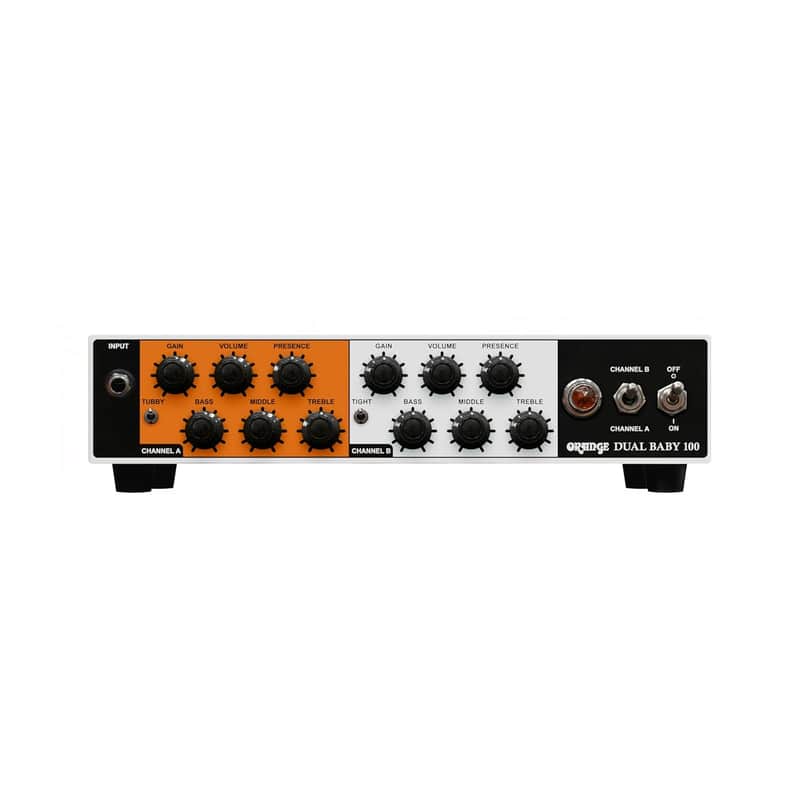 Orange Dual Baby Twin Channel Solid State Guitar Head, 100 Watts image 1