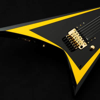 ESP EDWARDS E-ALEXI ARROW HEAD w/ESP GB-30V -Black with Yellow Stripe- #ED8601263 2026 [Made in Japan][Children of Bodom Alexi Laiho] image 3