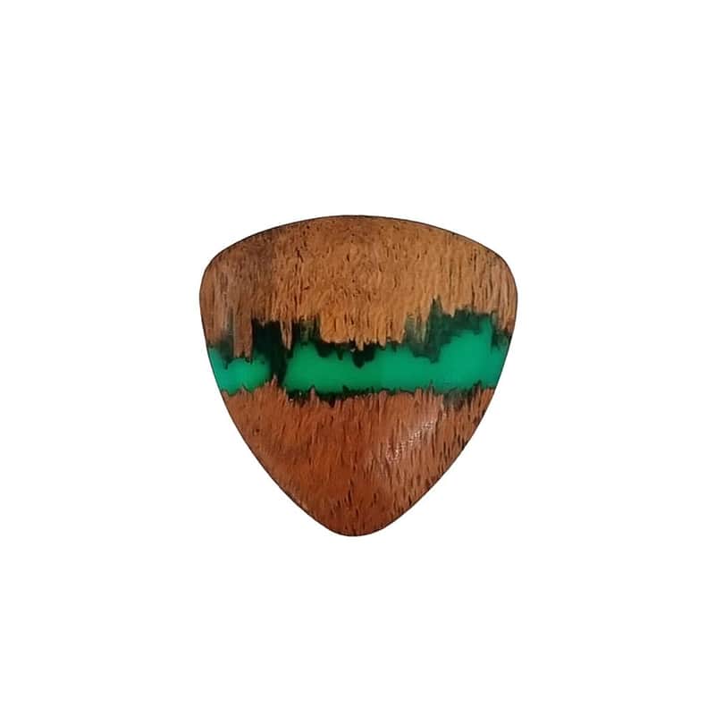 Timber Tones B38 Mango Gypsy Green Guitar Plectrum (Single) image 1