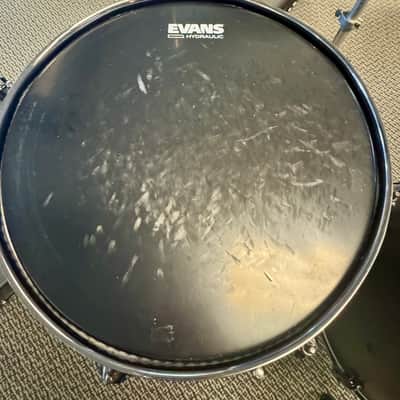 Mapex Saturn V Exotic 4pc Drum Set 12/14/16/22 - Flat Black Maple Burl image 12