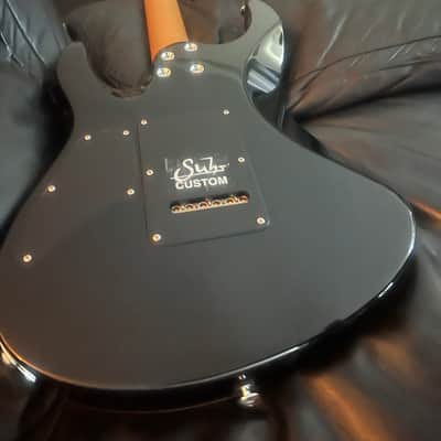 Suhr Modern Plus HSH with Pau Ferro Fretboard Flamed Top Trans Charcoal Burst image 8