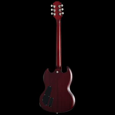 Epiphone SG Prophecy Aged Bengal Tiger Burst with Gig Bag - Demo image 4