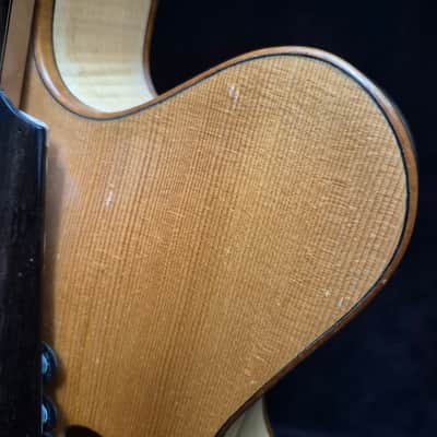 Dotson Hand-Carved Archtop Electric Guitar Made in USA - Natural Demo image 5