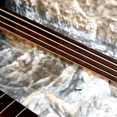 WESTONE X695BK SPECTRUM LX Bass  1986 Black.  BY MATSUMOKU.  TWO NECKS. Fretted & Fretless.  RARE. image 16