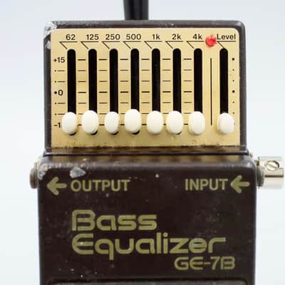 Boss GE-7B Bass Equalizer 1987 Made in Japan Guitar Effect Pedal 808621 image 3