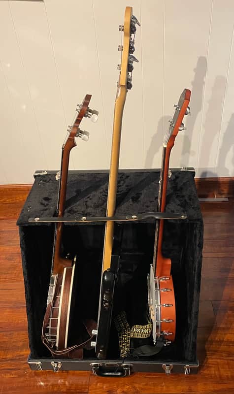 Fender Classic Series 3-Guitar Case Stand 2010s - Black image 1