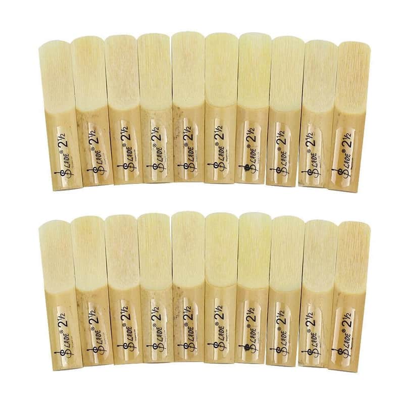 New 20pcs Alto Sax Saxophone Reeds Strength 2.5 Reed 2 1/2 image 1