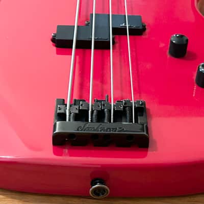 1987 Charvel 1B Red Bass MIJ Japan, W/Original Case image 8