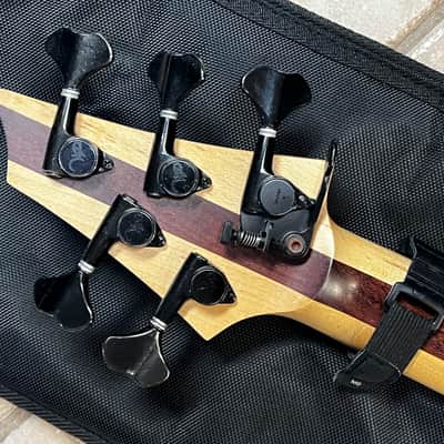 Warrior Custom 5 String Bass Natural image 17