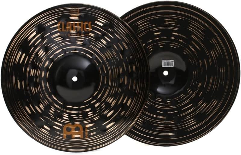 Meinl 15" Classics Custom Dark Hi-Hat Cymbals (Pair) image 1