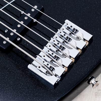 2024 Mike Lull Custom Guitars V5 5-String Jazz Bass Black Pearl w/ Hangtag, Case image 8