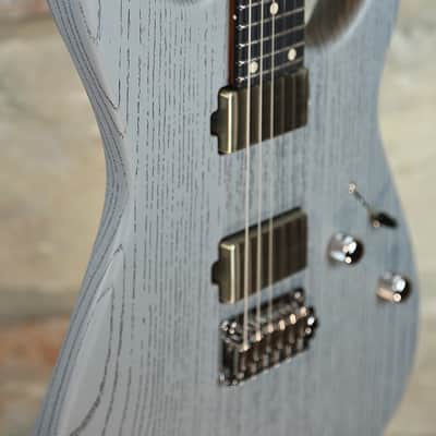 TOM ANDERSON Angel Player HH - Swamp Ash Body & Chocolate Maple Neck - Satin Organic Grain Super Sonic Gray image 9