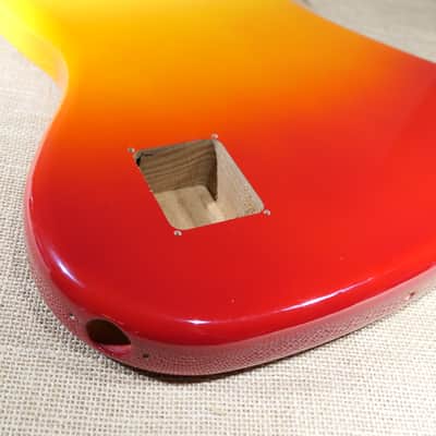 Body Tequila Sunrise Genuine 2025 Fender Player II Modified Active Jazz Bass V image 3