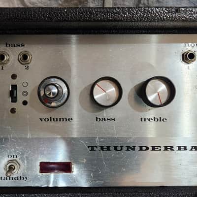 RARE! Guild Thunderbass 60 Guitar/Bass Tube Head 1971 USA image 10