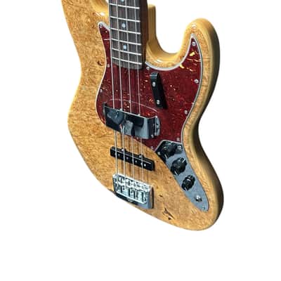 Fender Custom Shop NOS Artisan Jazz Bass, Flame Maple Burl/Rosewood 8.6 LBS *IN STOCK* image 3