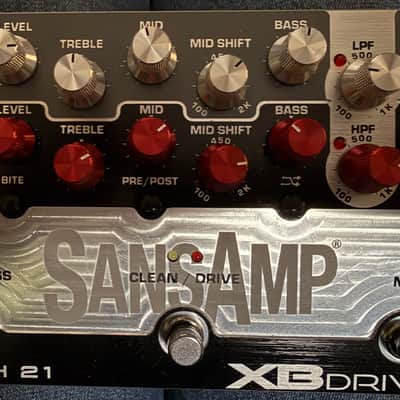 Tech 21 SansAmp XB Driver 2024 - Present - Silver image 1