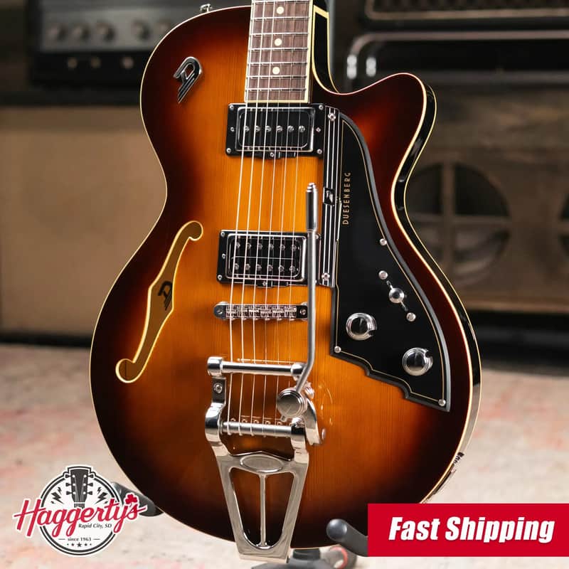 Duesenberg Starplayer TV Semi-Hollow Electric Guitar - Vintage Burst image 1