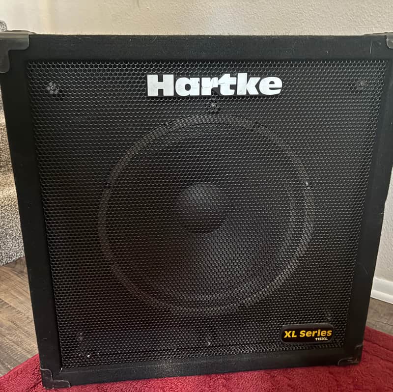 Hartke 115XL 200-Watt 1x15" Bass Speaker Cabinet 1989 - 2018 - Black image 1