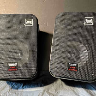 Pyramid 4080 Studio Monitors High Performance 400 Watt Book Case Speaker System Bass Reflex (Pair) image 1