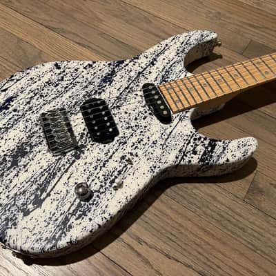 Warmoth Soloist / Dinky Charvel Jackson style 2020 Splatter image 9