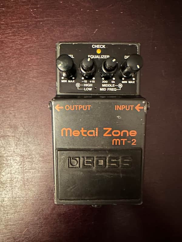 Boss MT-2 Metal Zone (Silver Label) 1991 - Present - Black image 1