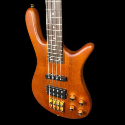 SX SWB1 Active Bass Guitar in Natural image 2