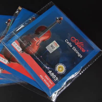 Alice Cello Strings Full Set, Steel Core with Alloy Winding, Cello Strings for 4/4 & 3/4 (Full Set A D G and C) image 6