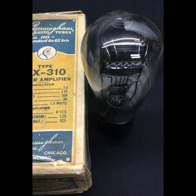 CUNNINGHAM CX 310 (Type 10 , UX 210) Globe Amplifier Vacuum Tube W/ Box S.9794 image 3