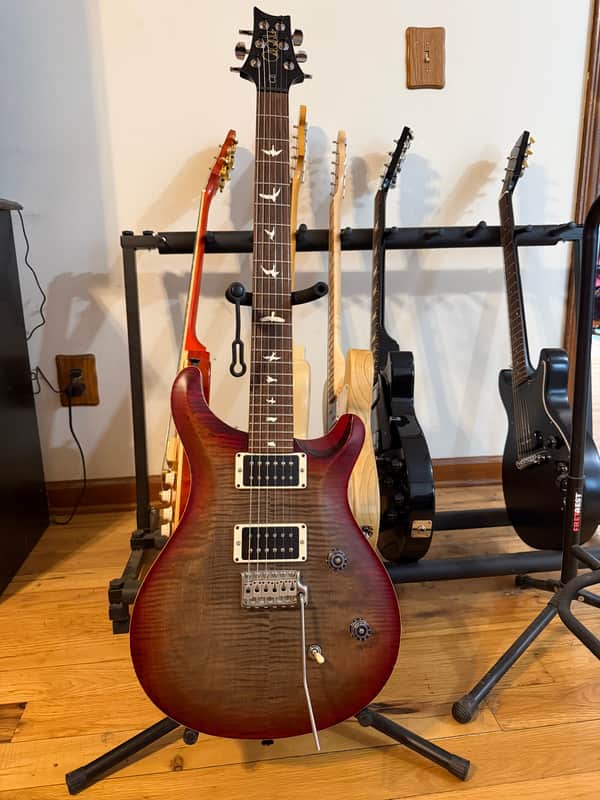 PRS CE 24 Satin 2018 - Charcoal Cherry Burst image 1