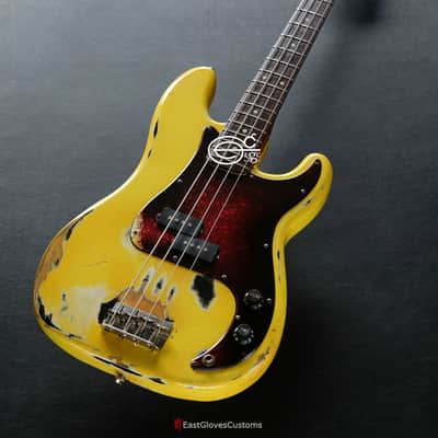 Fender Precision TV Yellow Heavy Relic Aged image 2
