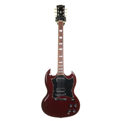 Gibson SG Standard Electric Guitar, Cherry Red with Hard Case image 3