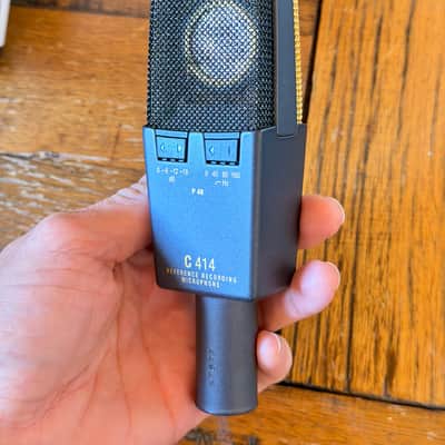 AKG C414 XLII Large Diaphragm Multipattern Condenser Microphone dark slate grey. A+++ image 3