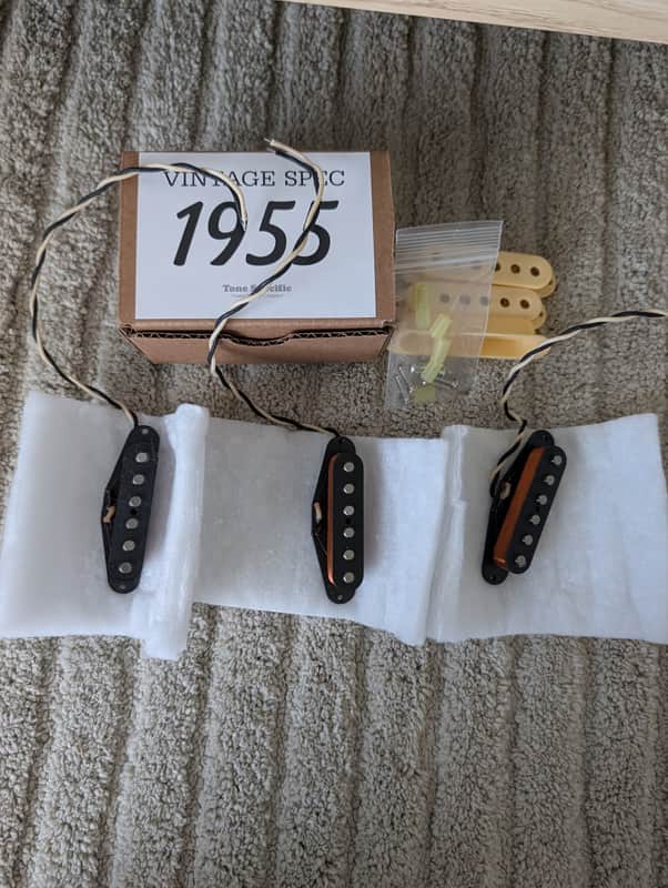Tone Specific Vintage Spec 1955 Alnico 3 Stratocaster set image 1