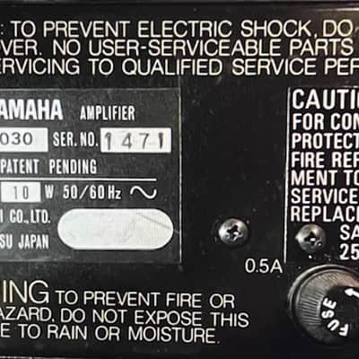 Yamaha F-1030 Three-Way Electronic Crossover RARE! F-1030 Later 1970's through ther 1980's - Matt Steel image 5