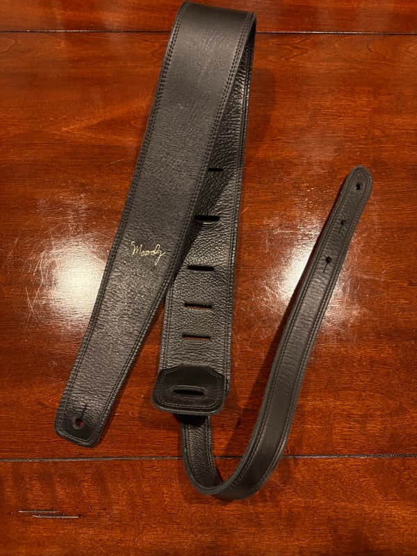 Moody Guitar strap - Black image 1