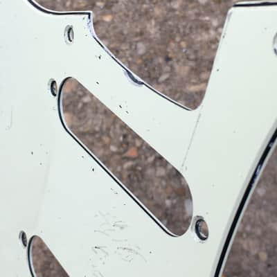 Lefty Vintage Fender 1962 Reissue Mint Green Strat Guitar Pickguard 3-ply Aged Relic image 15