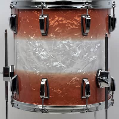 Ludwig 20/12/14/16" Classic Maple Two-Downbeat Outfit - Exclusive Fire Burst Pearl image 15