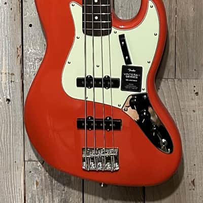 NEW Fender Vintera II '60s Jazz Bass with Rosewood Fretboard - Fiesta Red, Ships Fast with A Gig Bag! image 2
